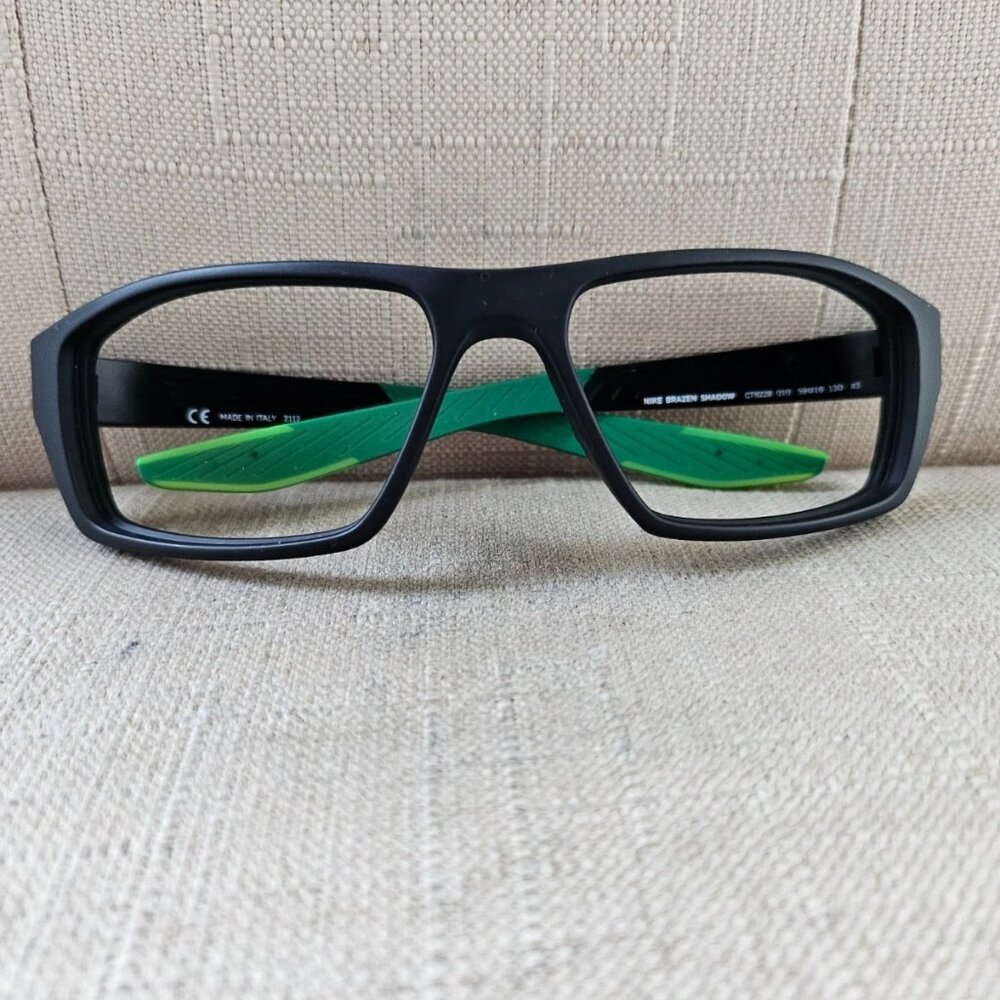 Nike Men Eyeglasses Frame BRAZEN Shadow CT8228 59[]16 130 Glasses Made Italy - Picture 2 of 13